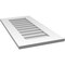 Ekena Millwork Vertical Surface Mount PVC Gable Vent: Non-Functional, w/ 3-1/2"W x 1"P Standard Frame, 16"W x 32"H GVPVE16X3201SN - alternate 2